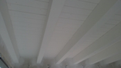 tetti in legno lamellare bianco